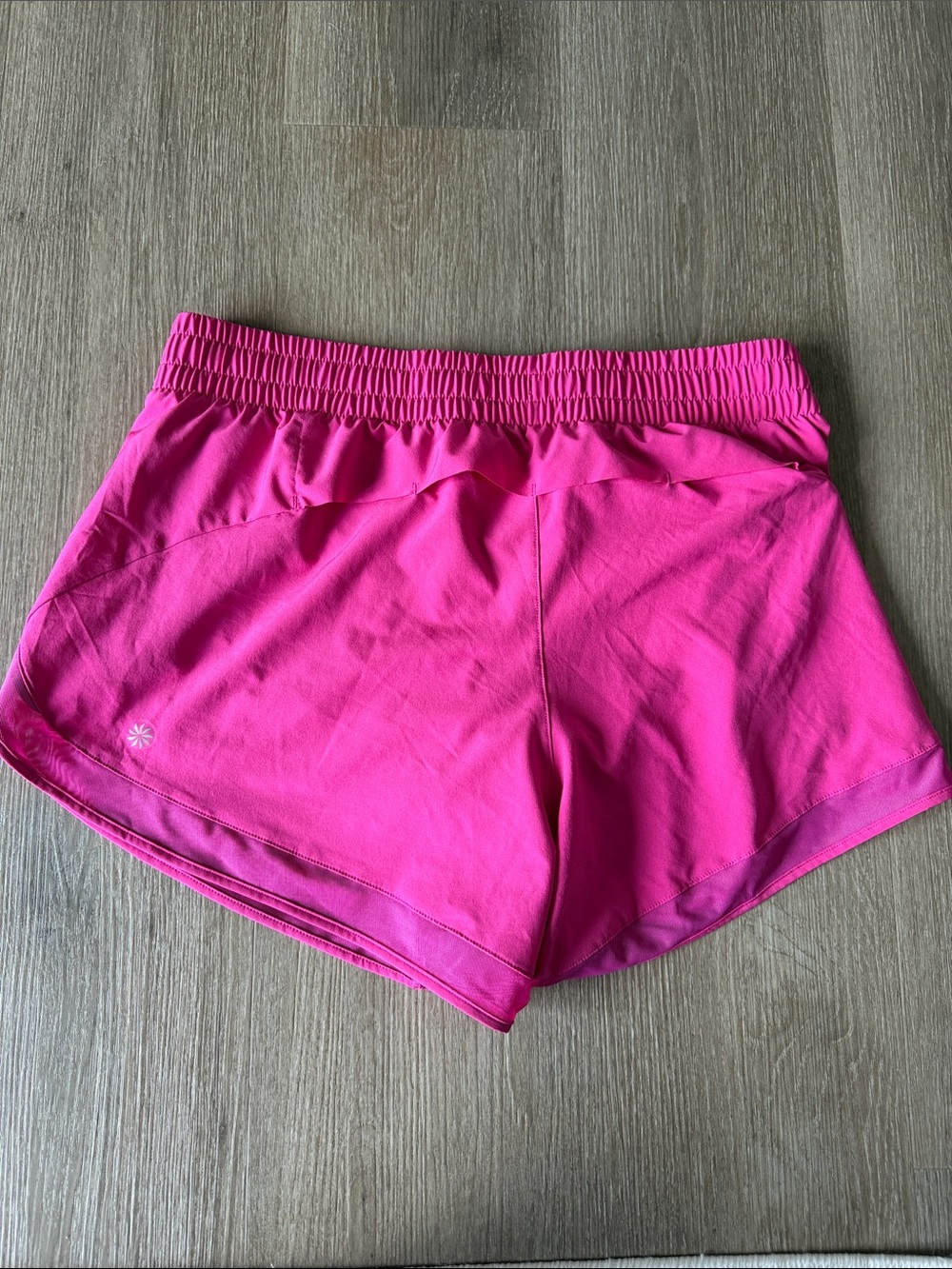 Athleta Pink Athletic Shorts size M - Picture 3 of 4